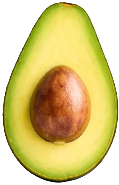 Cut avocado